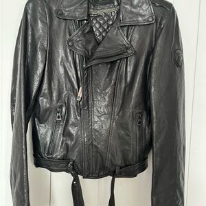 RUDSAK Black Leather Jacket